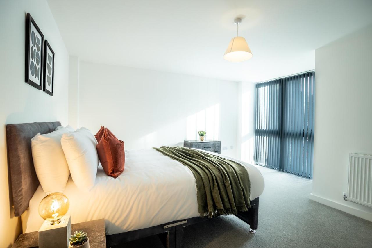 Modern Luxe 1 & 2 Bed Apts Near Granby Plaza By Sojo Stay Leicester Exterior foto