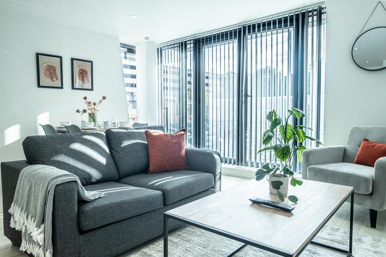 Modern Luxe 1 & 2 Bed Apts Near Granby Plaza By Sojo Stay Leicester Exterior foto